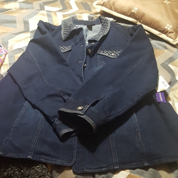 Catherines Blue jean jacket - Picture 1 of 5